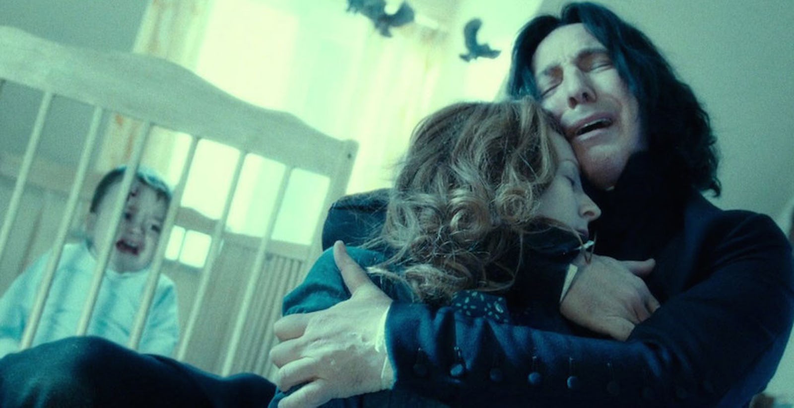 In Harry Potter and The Deathly Hallows Part 2, Snape's love for Harry's mother Lily is revealed as his true motivation for helping Dumbeldore and The Order Of The Phoenix. 