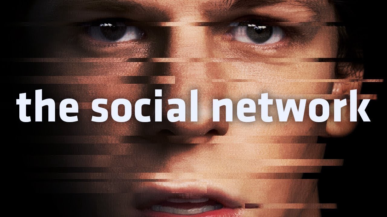 The Social Network movie poster.