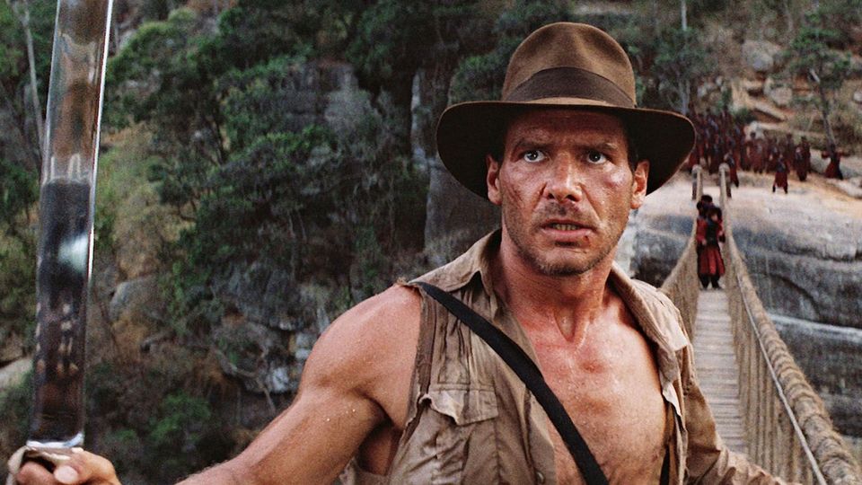 Indiana Jones in the Raiders of the Lost Ark.