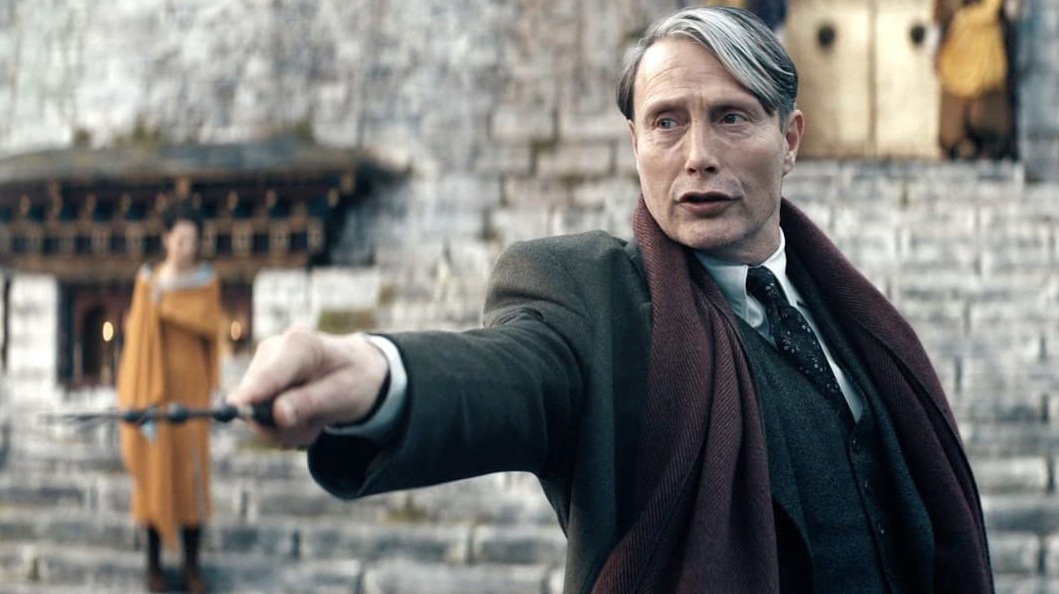 Mads Mikkelsen as Grindelwald in "The Secret's of Dumbledore."
