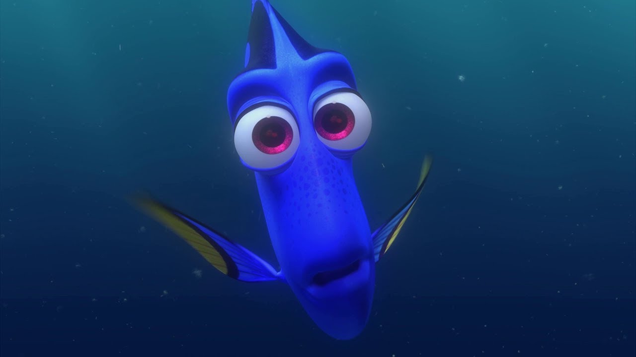 Dory in Finding Nemo.