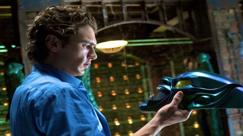 Harry Osborn sweating and discovering his father's Green Goblin mask